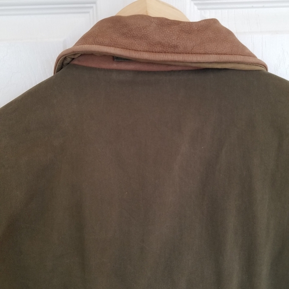 Woolrich Men's Bomber Jacket Thermal Fleece Lined Olive Green Size XL - Picture 7 of 17